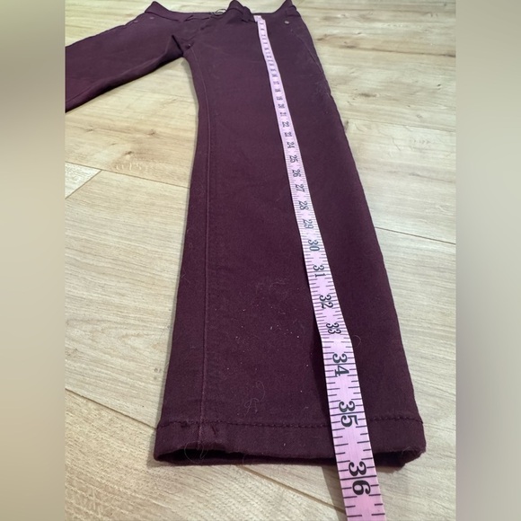 Tinseltown Burgundy Denim Pants - Picture 3 of 5